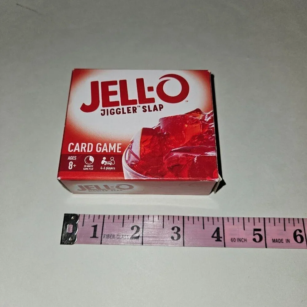 JELL-O Jiggler Slap Card Game (box shows wear, cards still new/factory sealed)